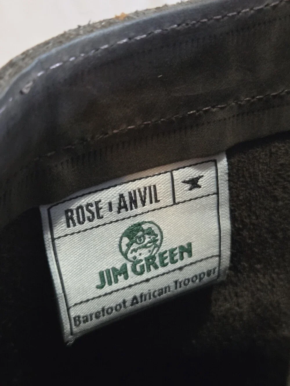 Jim Green African Trooper Barefoot Boots Size 8